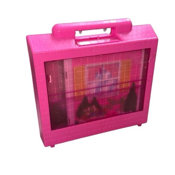 Barbie Fold 'n Fun Doll House w/ Furniture & Accessories, 1992 Mattel - Picture 1 of 12